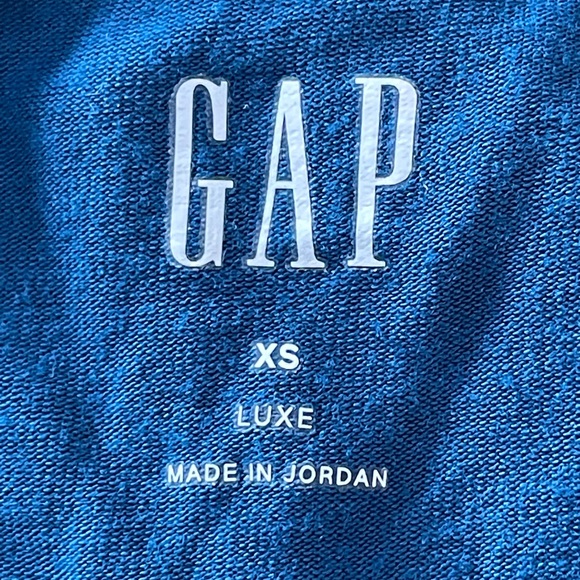 Gap Luxe Teal Long Sleeve tee - Picture 6 of 7